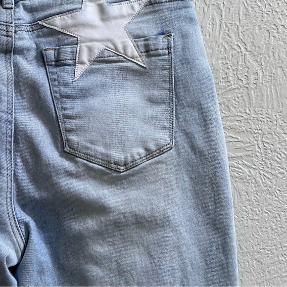 Blank NYC The Madison Crop High Rise Jeans Women’s Size 30 White Stars - Picture 9 of 15